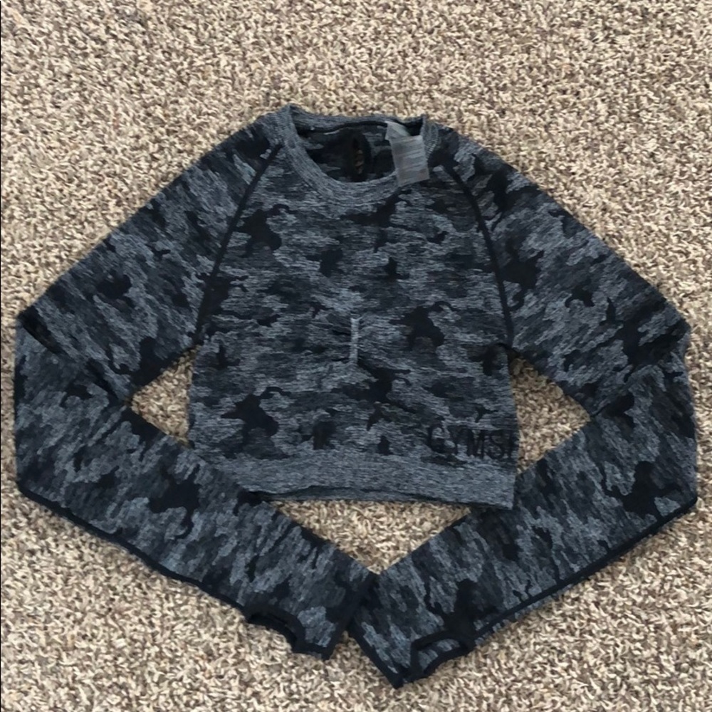 Gymshark Camo Crop Top